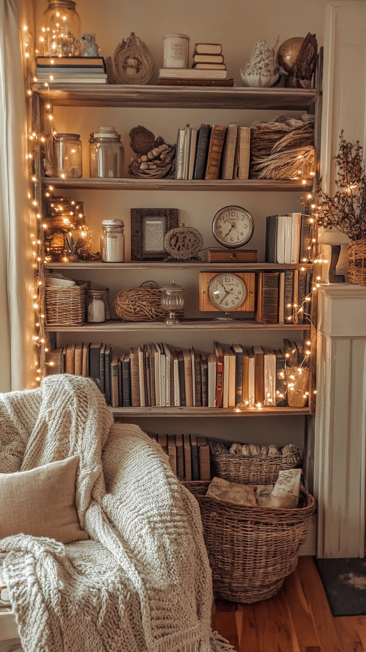 bookshelf decorating ideas 6