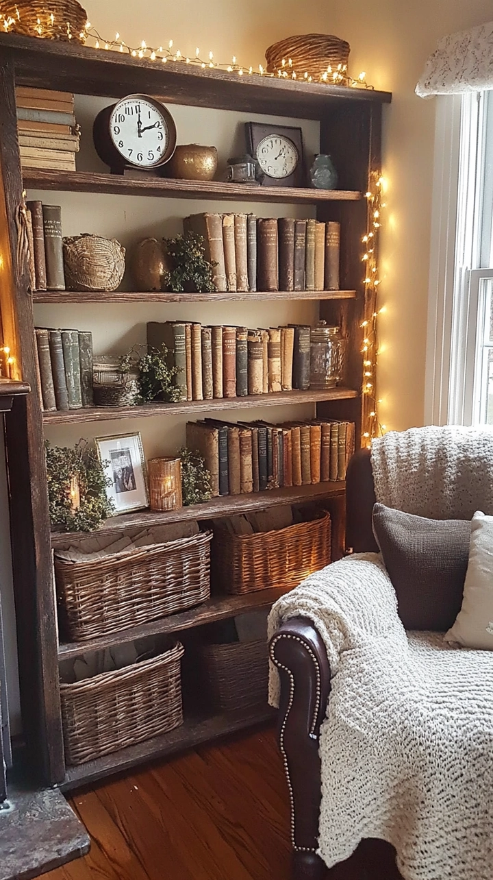 bookshelf decorating ideas 8