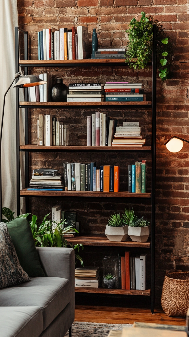 bookshelf decorating ideas 9