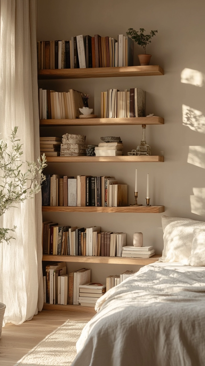 bookshelf ideas for bedroom 1