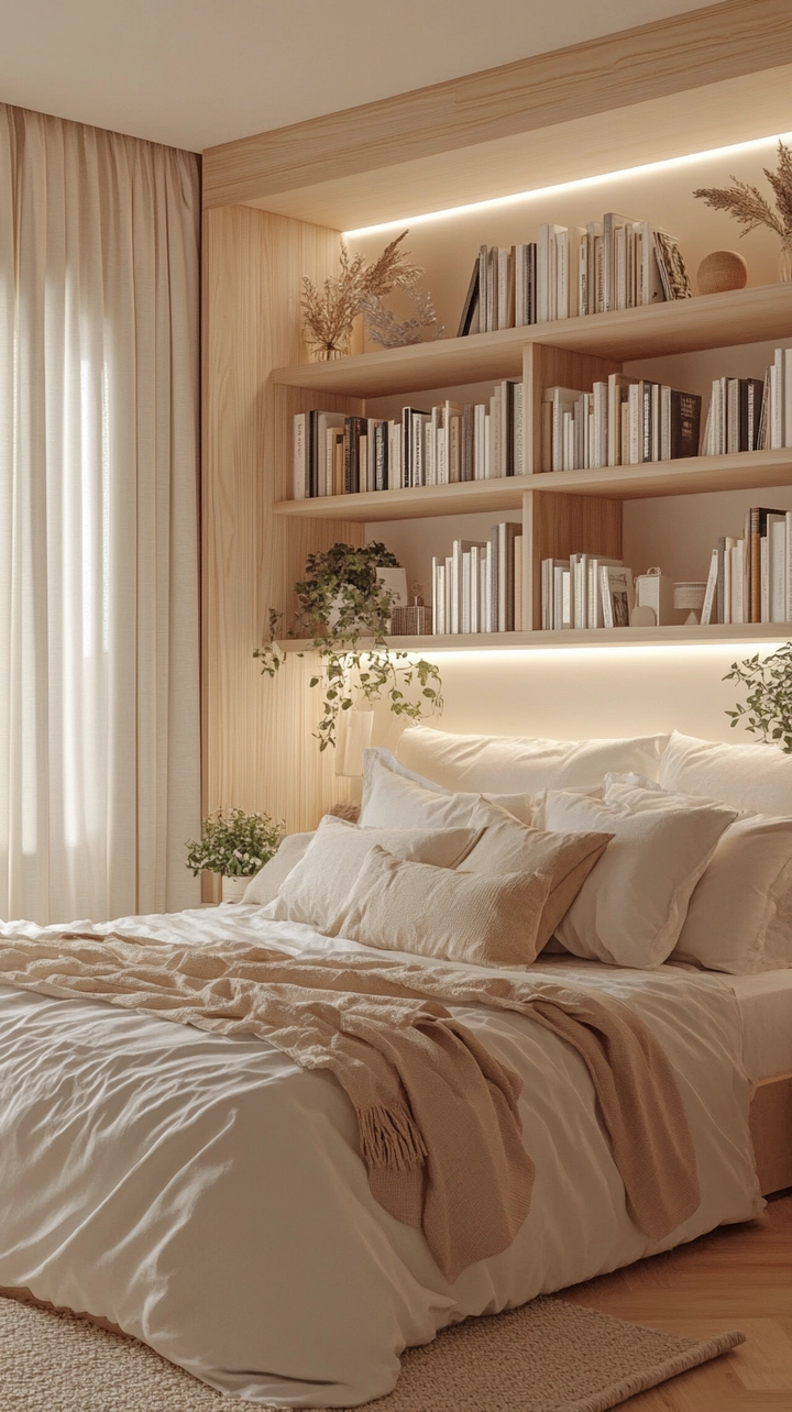 bookshelf ideas for bedroom 11