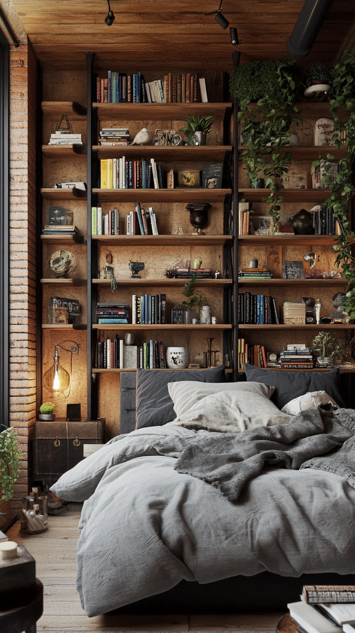 bookshelf ideas for bedroom 17