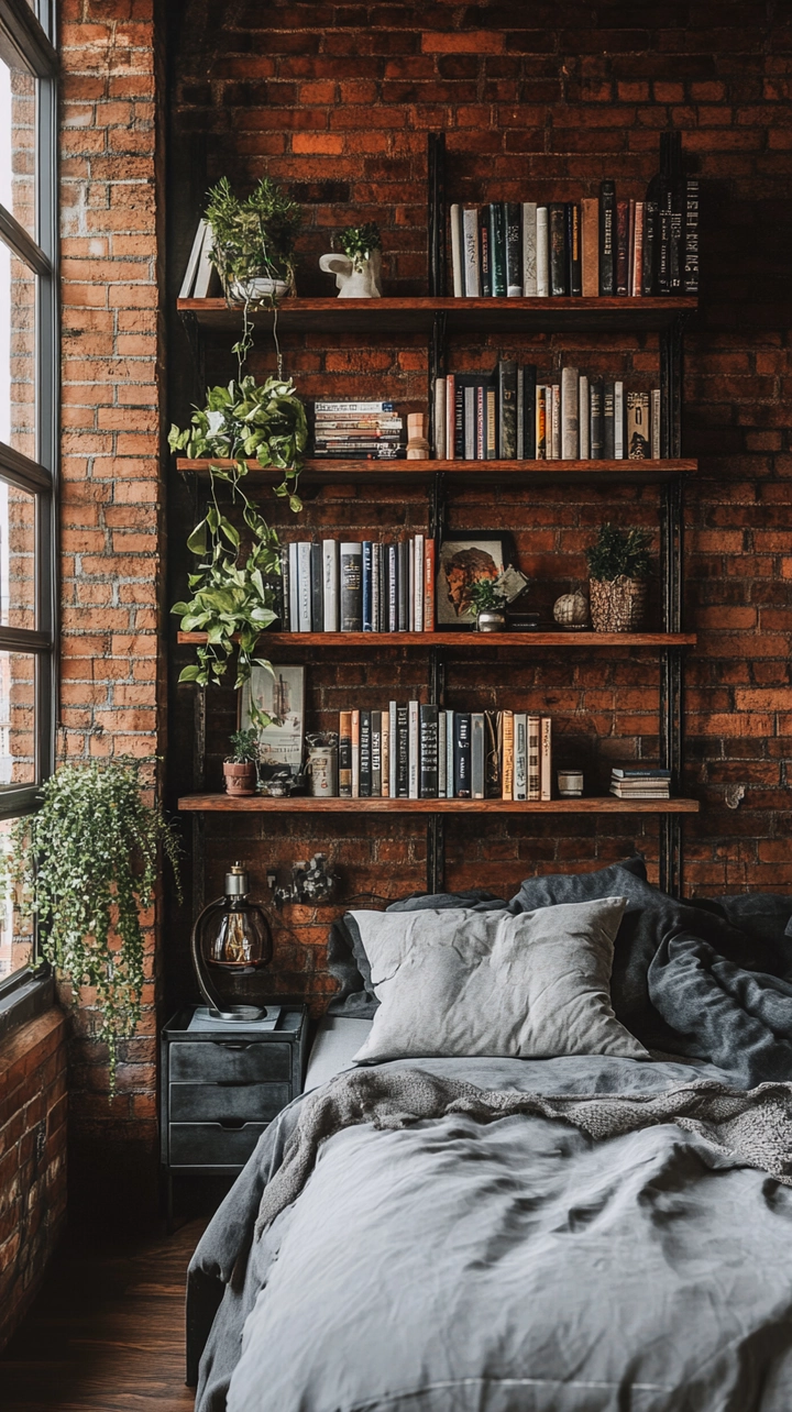 bookshelf ideas for bedroom 18