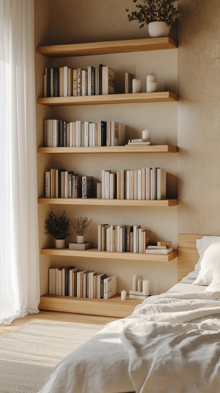 bookshelf ideas for bedroom 2