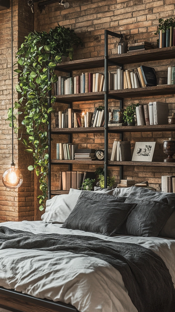 bookshelf ideas for bedroom 20