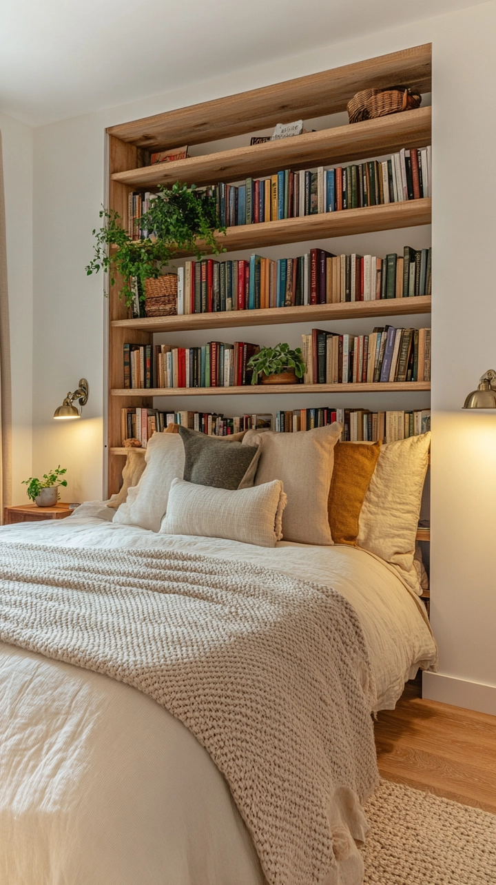 bookshelf ideas for bedroom 21