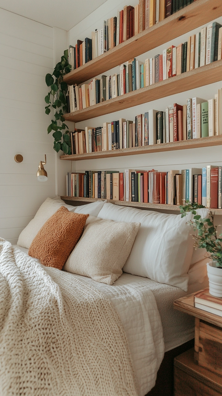 bookshelf ideas for bedroom 22