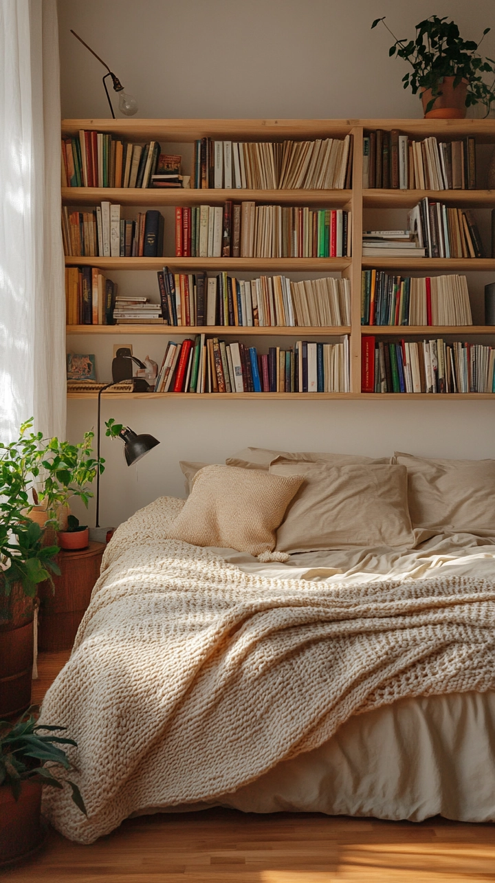 bookshelf ideas for bedroom 23