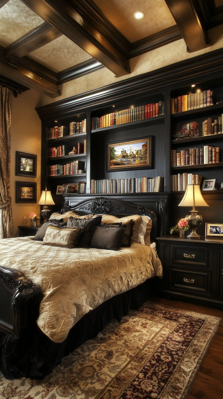 bookshelf ideas for bedroom 25