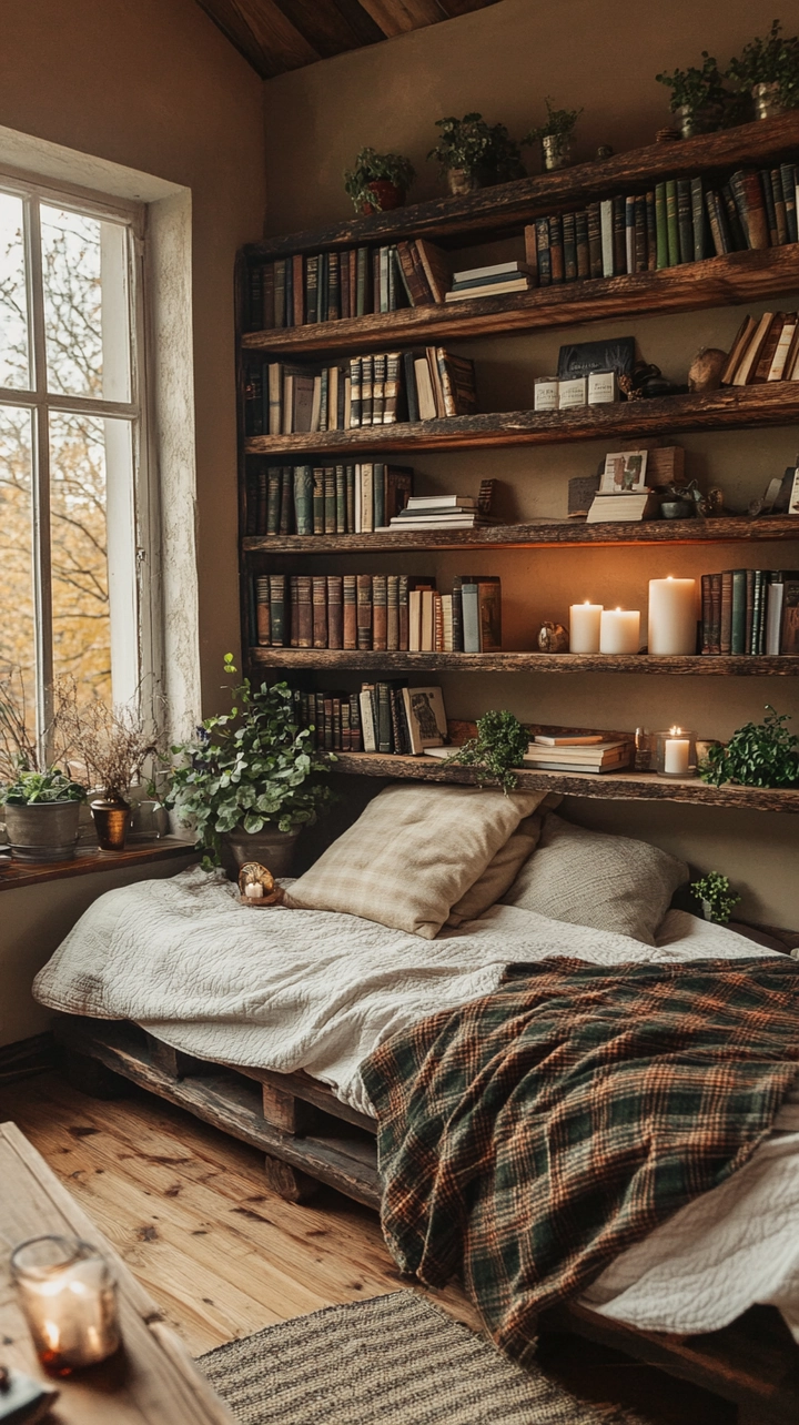 bookshelf ideas for bedroom 33