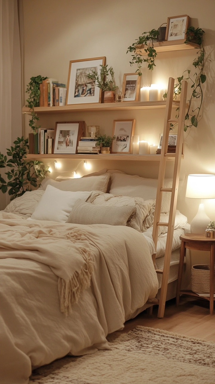 bookshelf ideas for bedroom 37