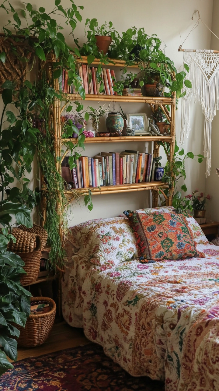 bookshelf ideas for bedroom 43