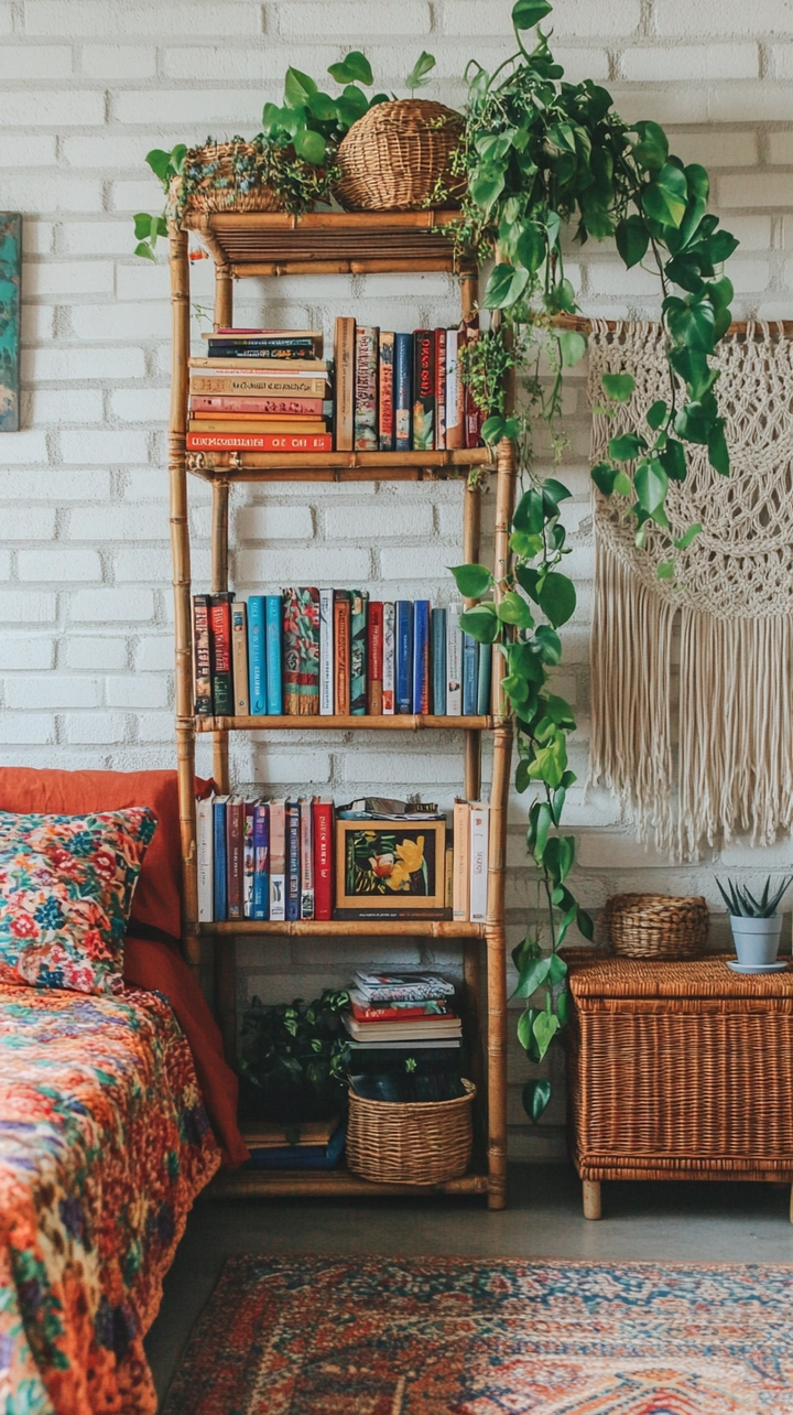 bookshelf ideas for bedroom 44