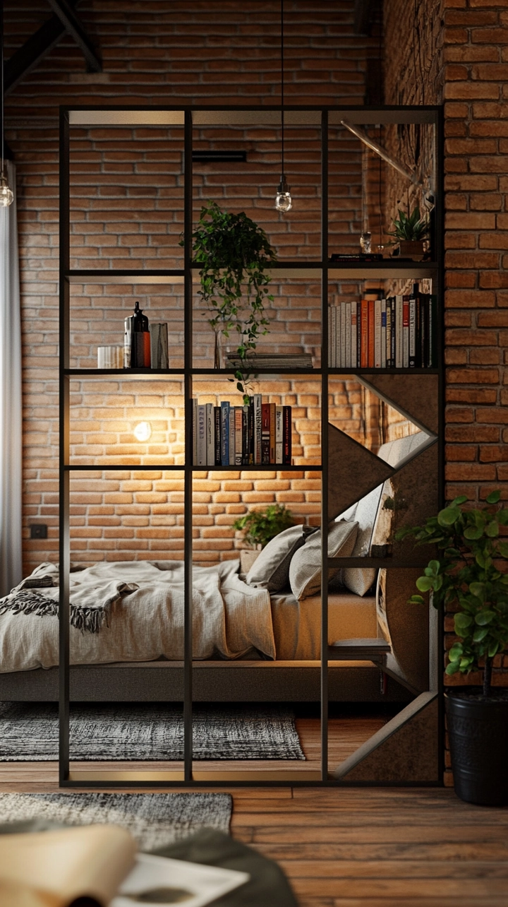 bookshelf ideas for bedroom 45