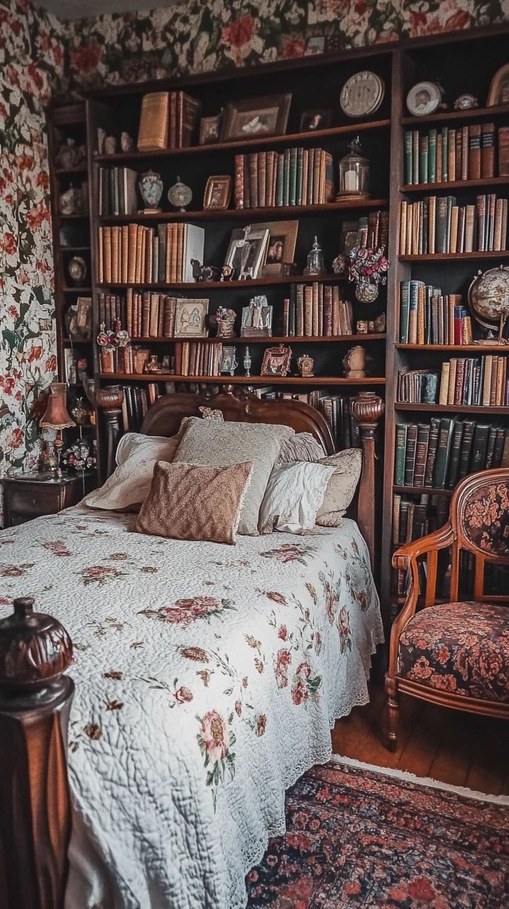 bookshelf ideas for bedroom 63