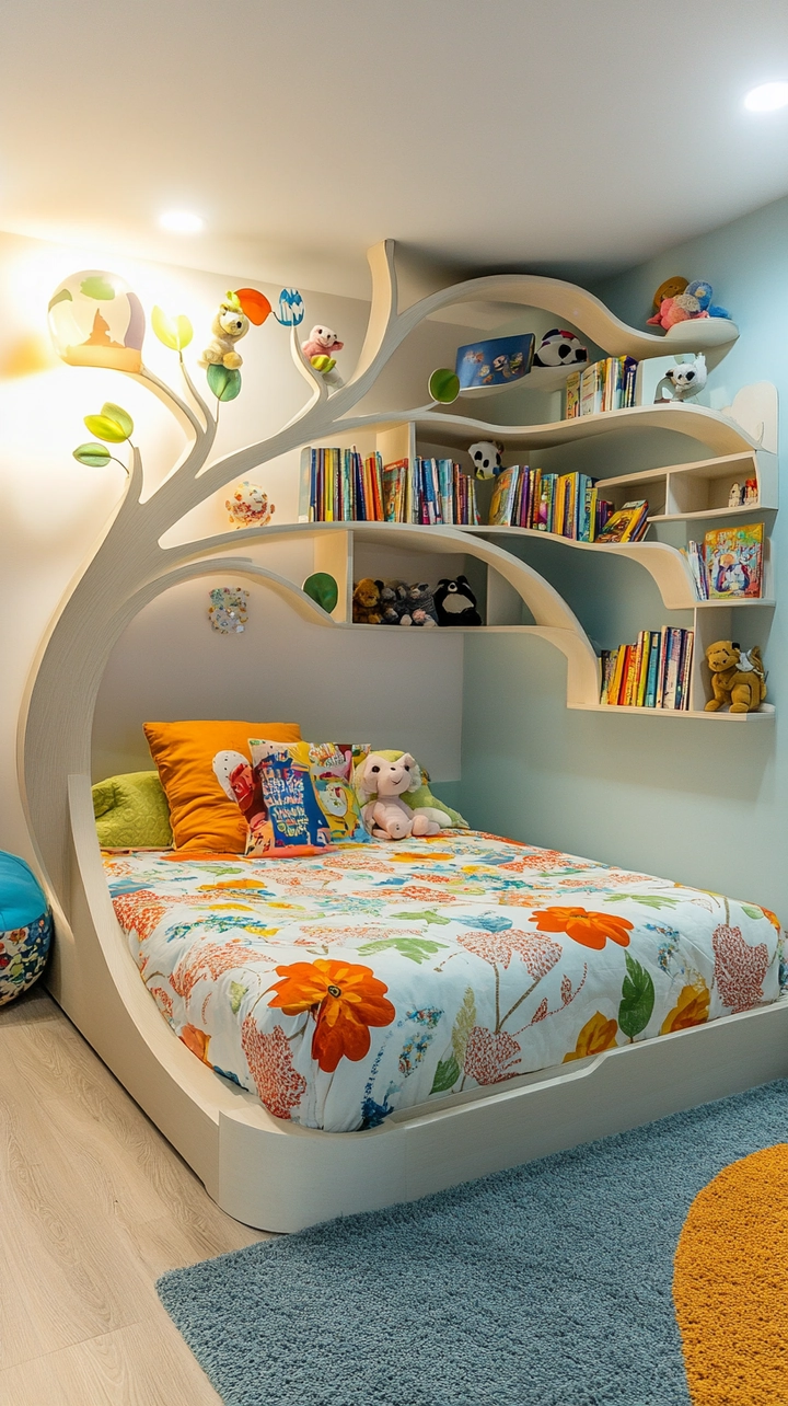 bookshelf ideas for bedroom 69