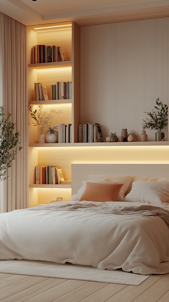 bookshelf ideas for bedroom 9