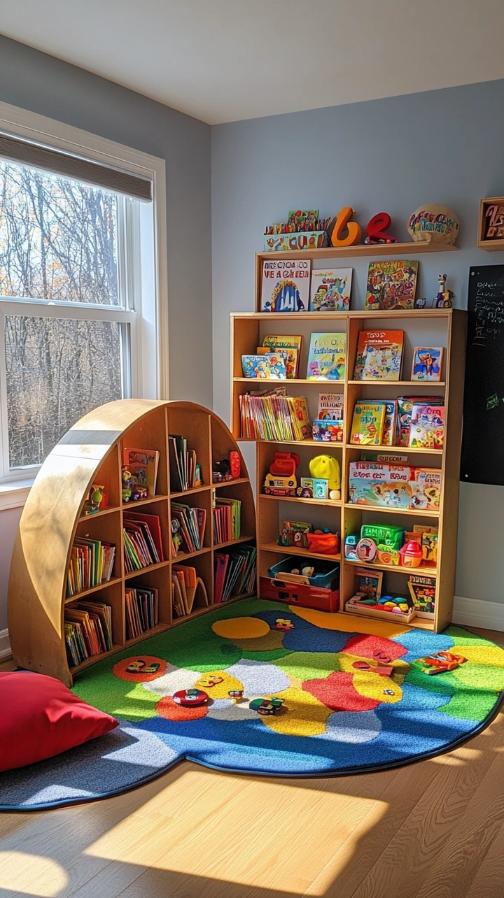 bookshelf ideas for kids 25