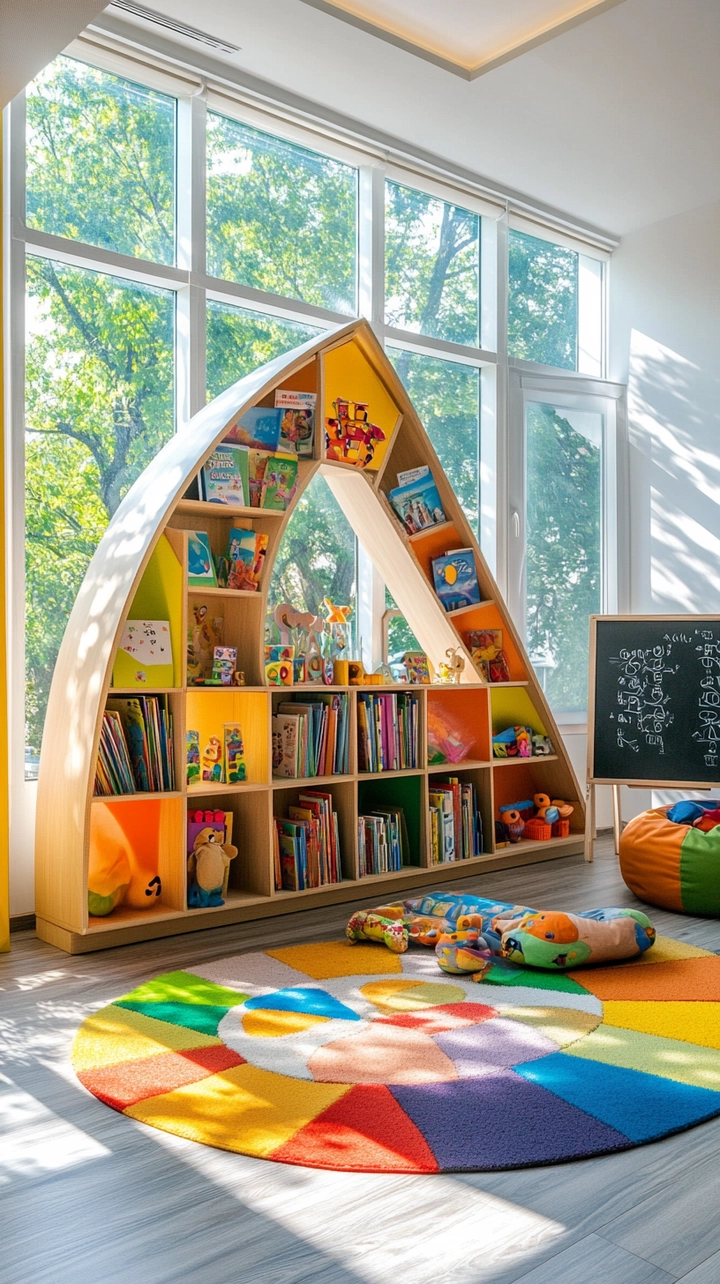 bookshelf ideas for kids 27