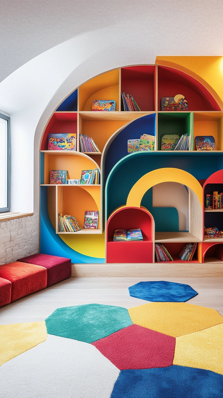 bookshelf ideas for kids 33