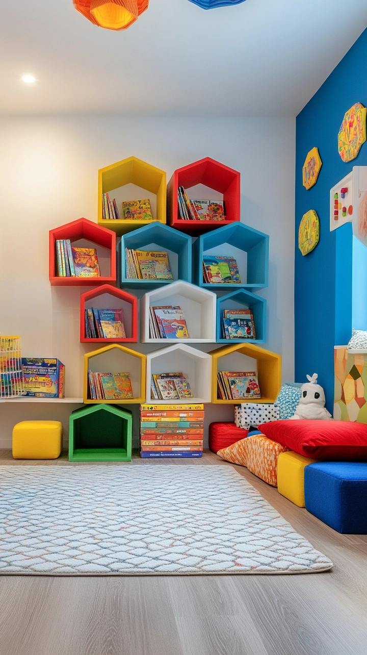 bookshelf ideas for kids 34