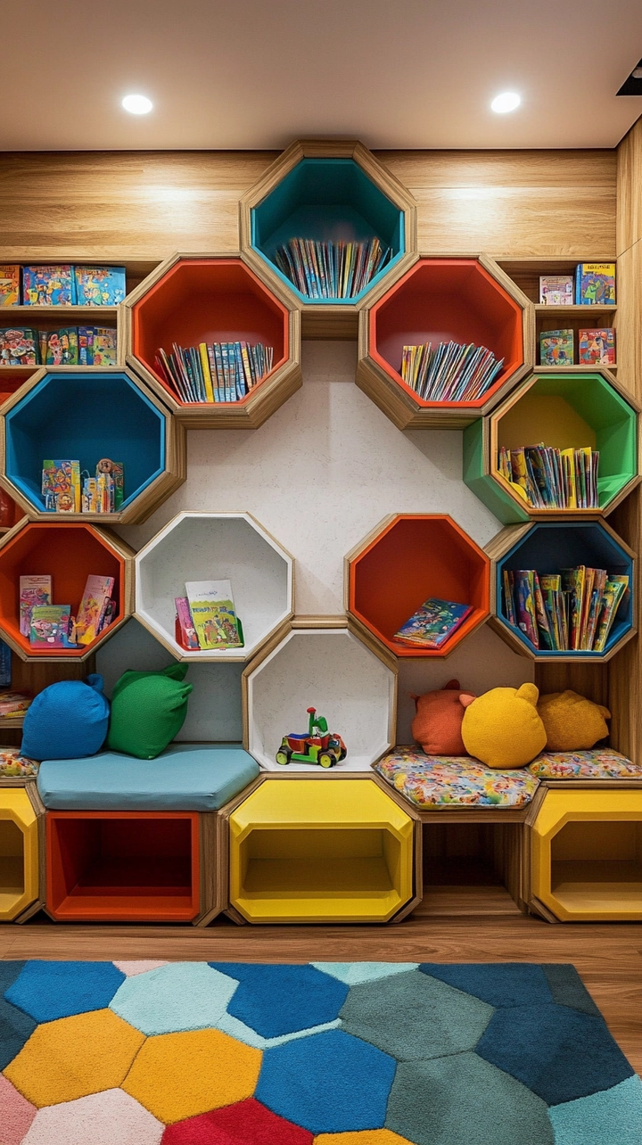 bookshelf ideas for kids 35