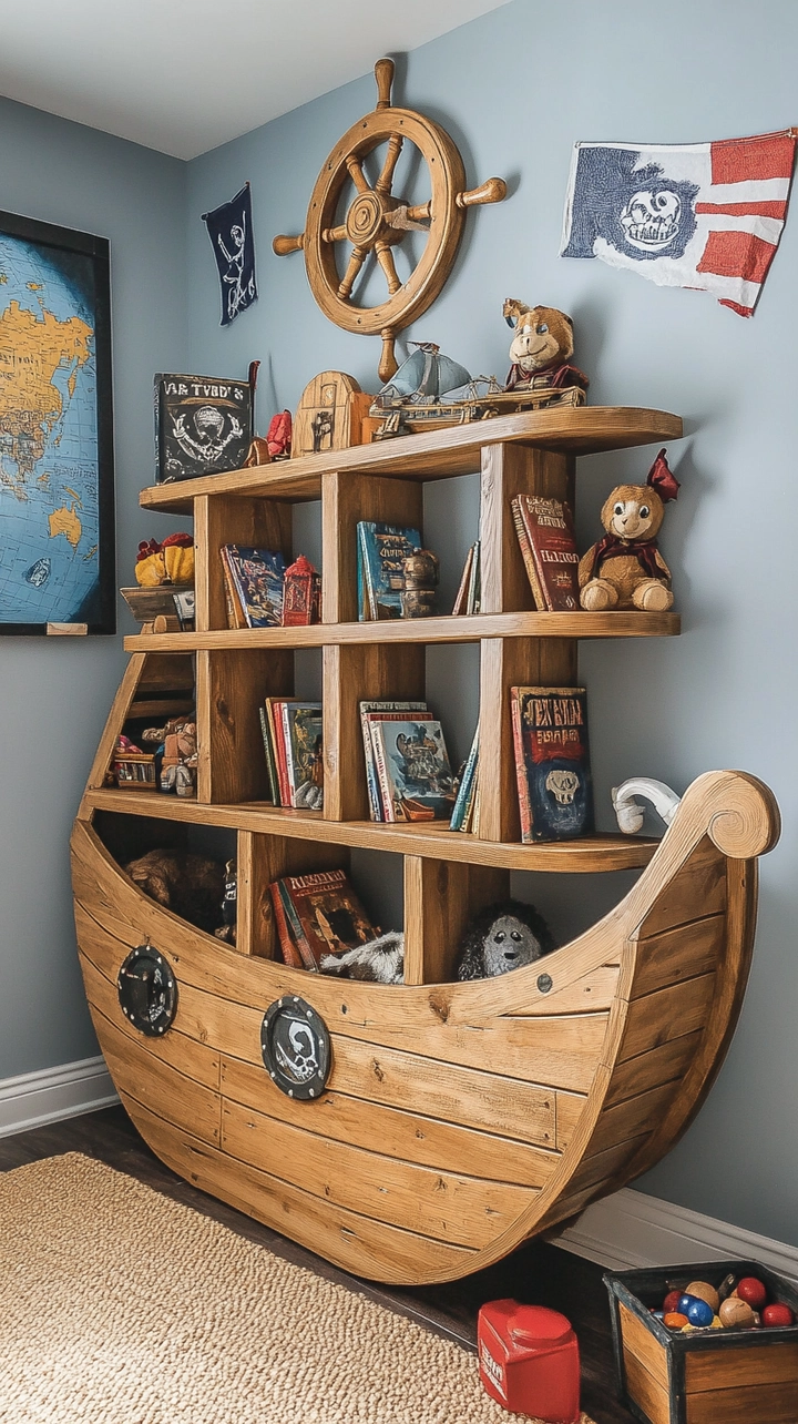 bookshelf ideas for kids 38