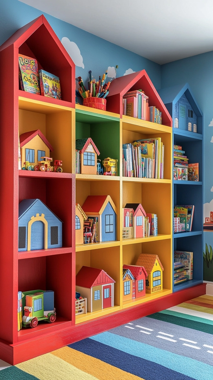 bookshelf ideas for kids 45