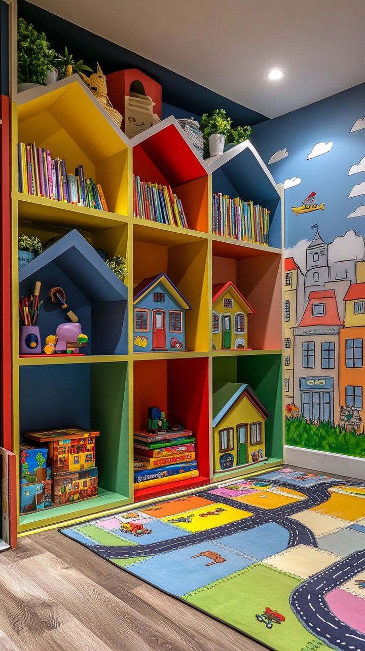 bookshelf ideas for kids 47