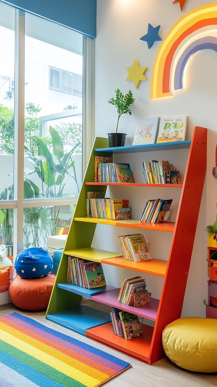 bookshelf ideas for kids 53