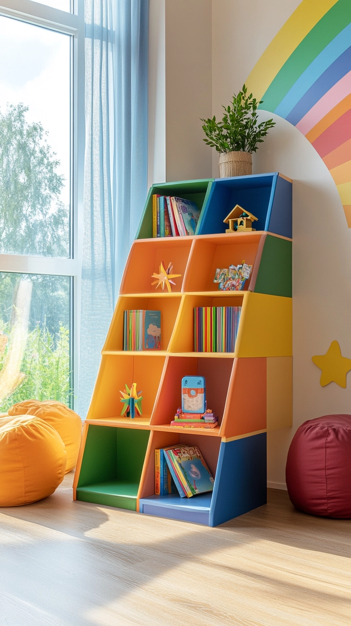 bookshelf ideas for kids 54