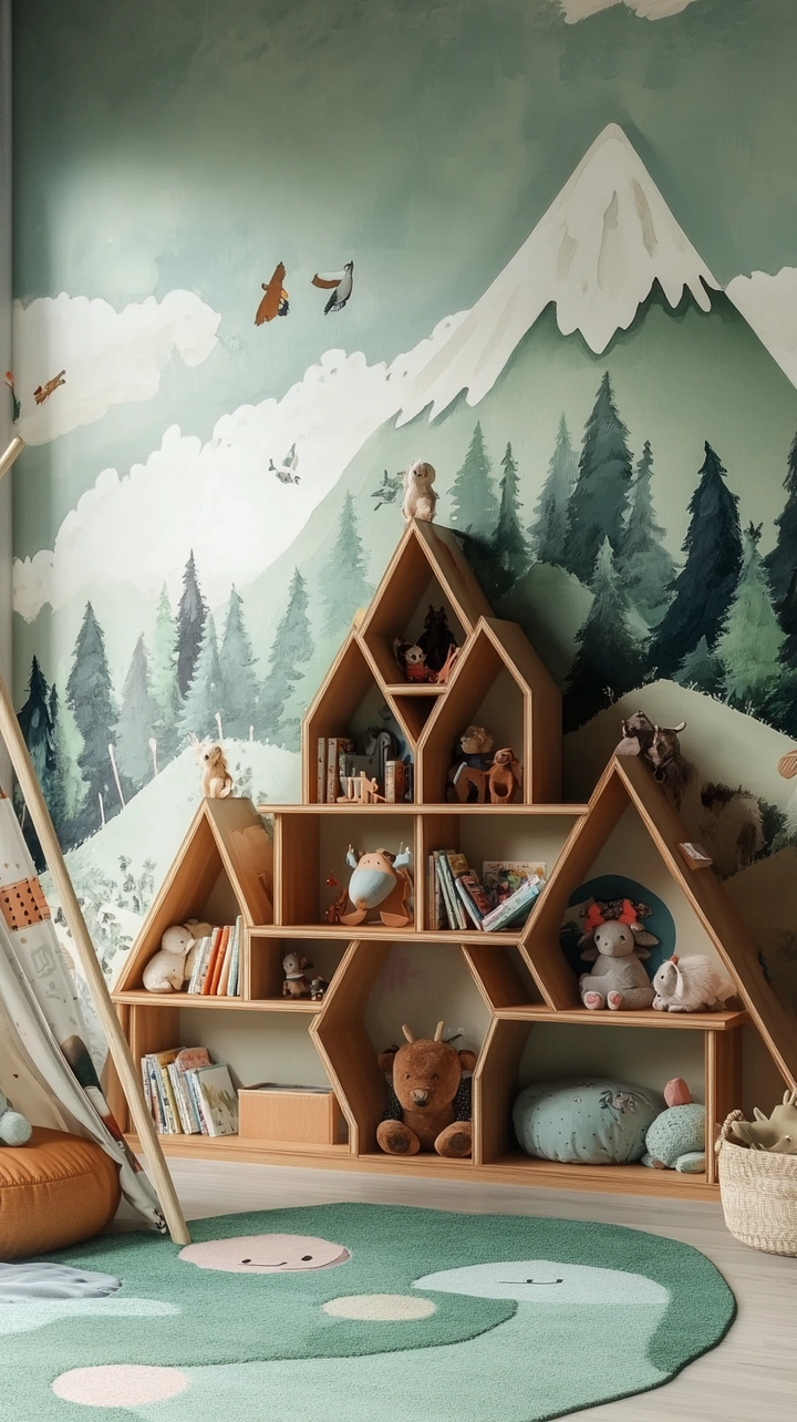 bookshelf ideas for kids 61