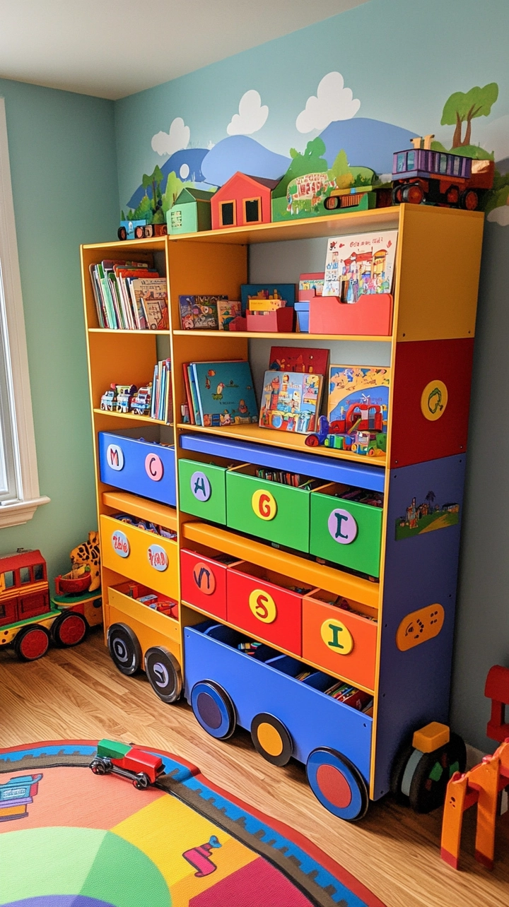 bookshelf ideas for kids 77