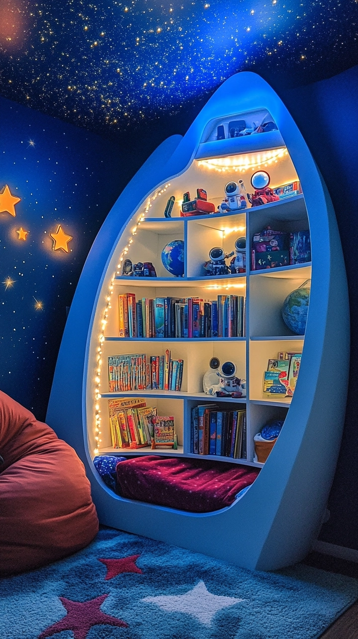 bookshelf ideas for kids 8