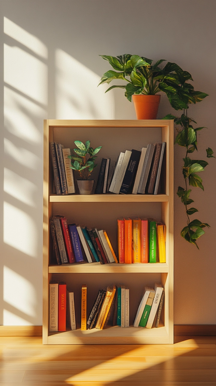 bookshelf ideas for small spaces 1