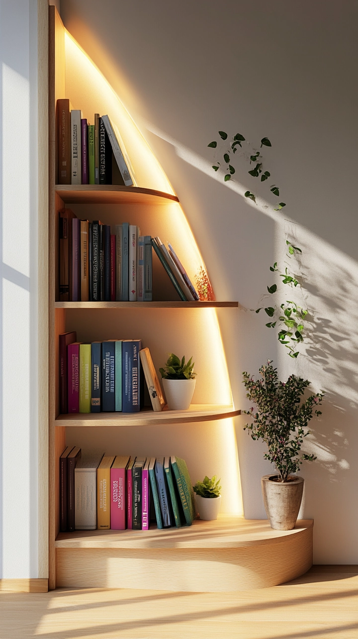 bookshelf ideas for small spaces 2