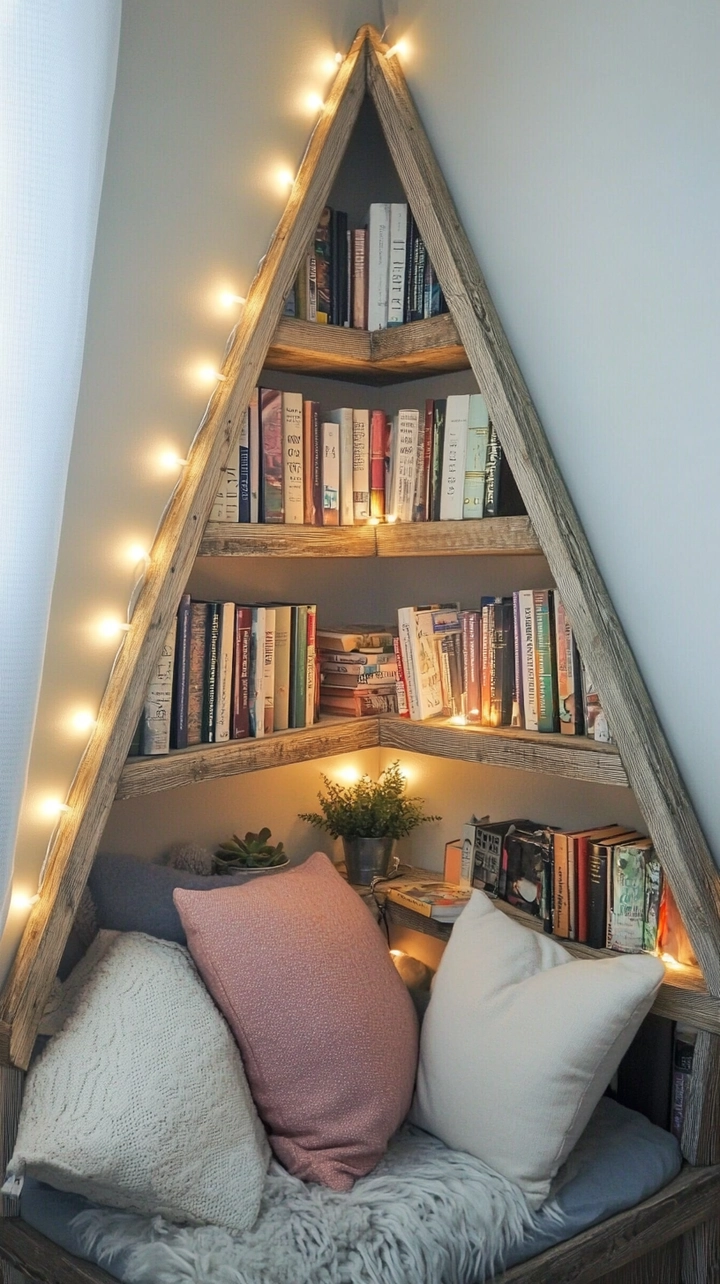 bookshelf ideas for small spaces 22