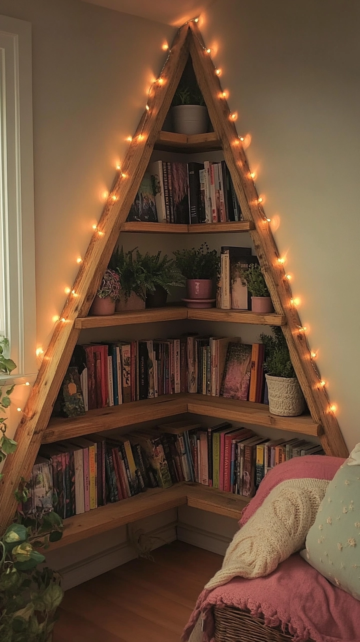 bookshelf ideas for small spaces 23