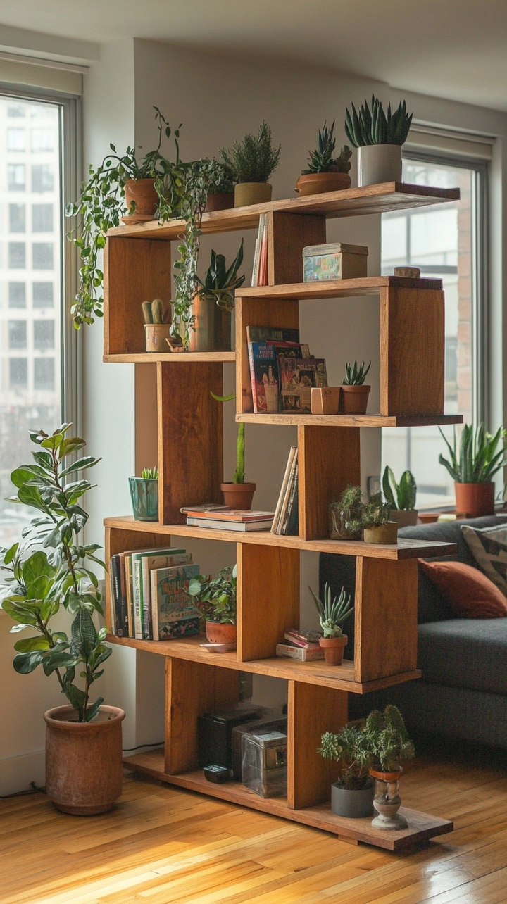 bookshelf ideas for small spaces 26