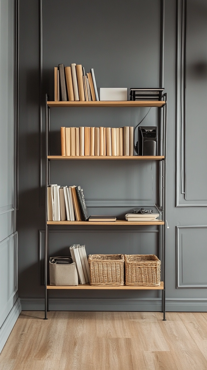 bookshelf ideas for small spaces 30