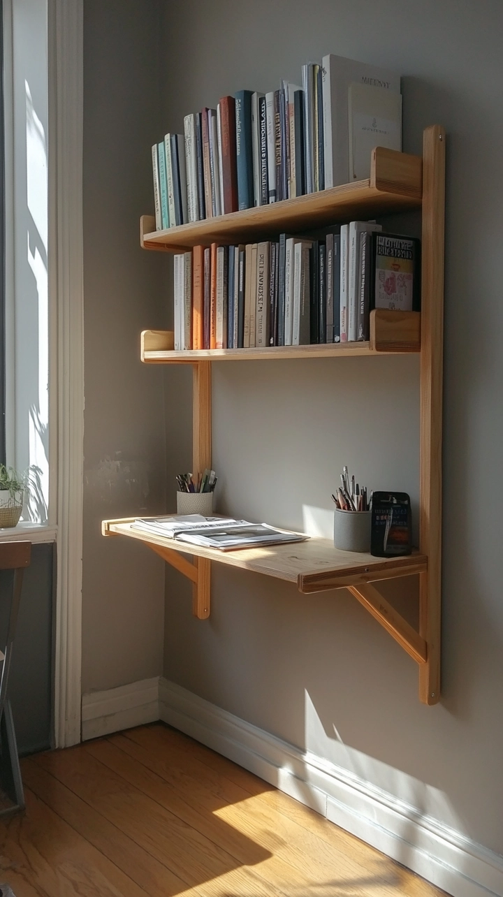 bookshelf ideas for small spaces 31