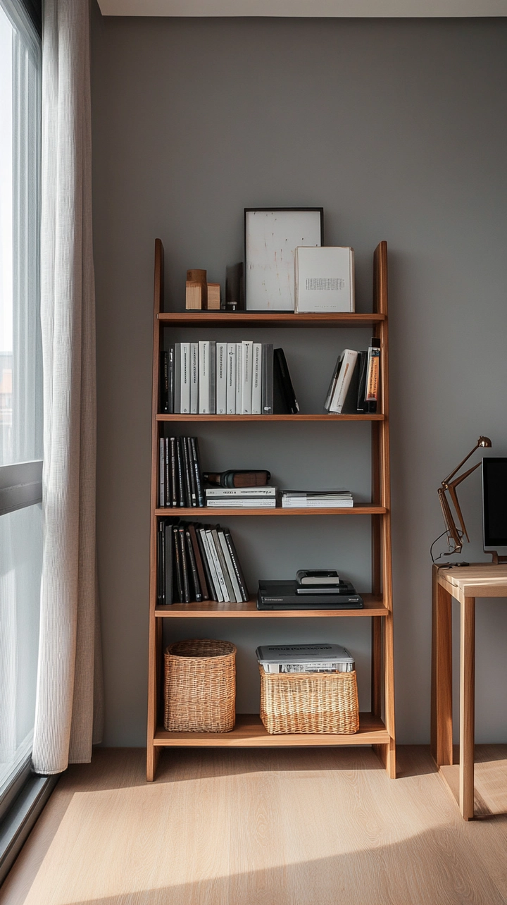 bookshelf ideas for small spaces 32