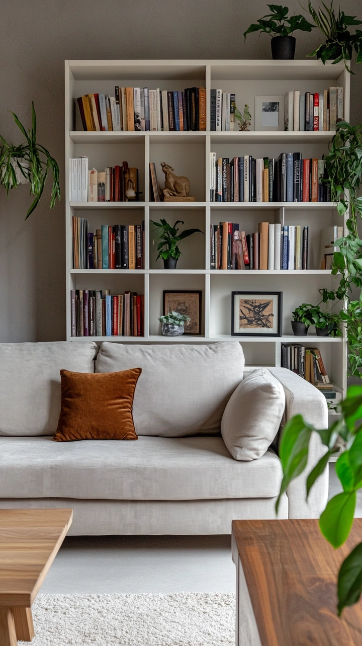 bookshelf ideas for small spaces 35