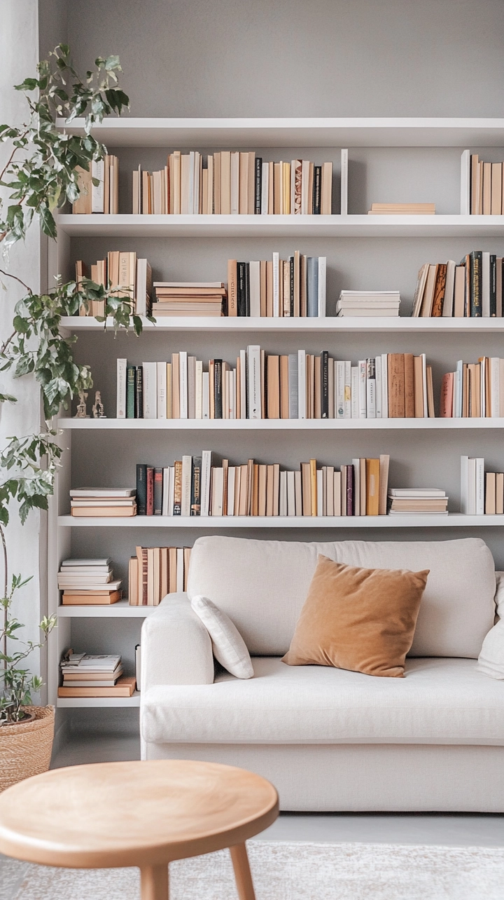 bookshelf ideas for small spaces 36