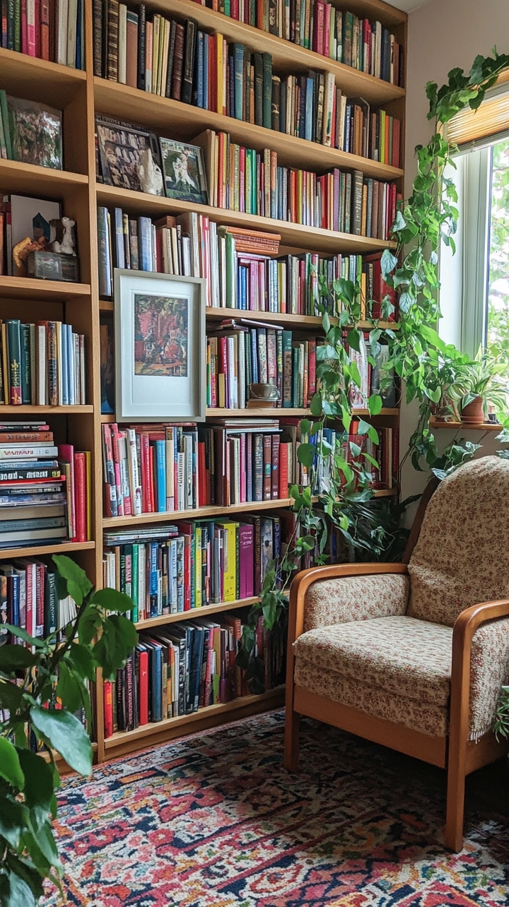 bookshelf ideas for small spaces 41