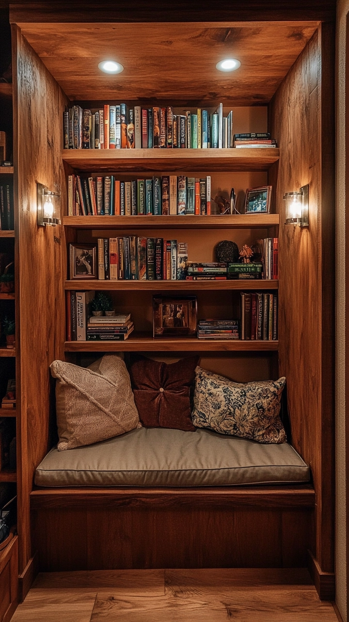 bookshelf ideas for small spaces 47