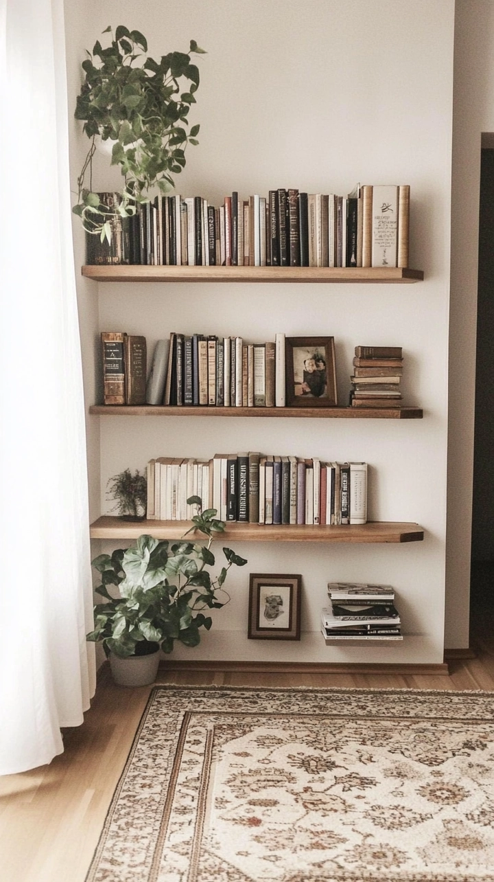 bookshelf ideas for small spaces 62