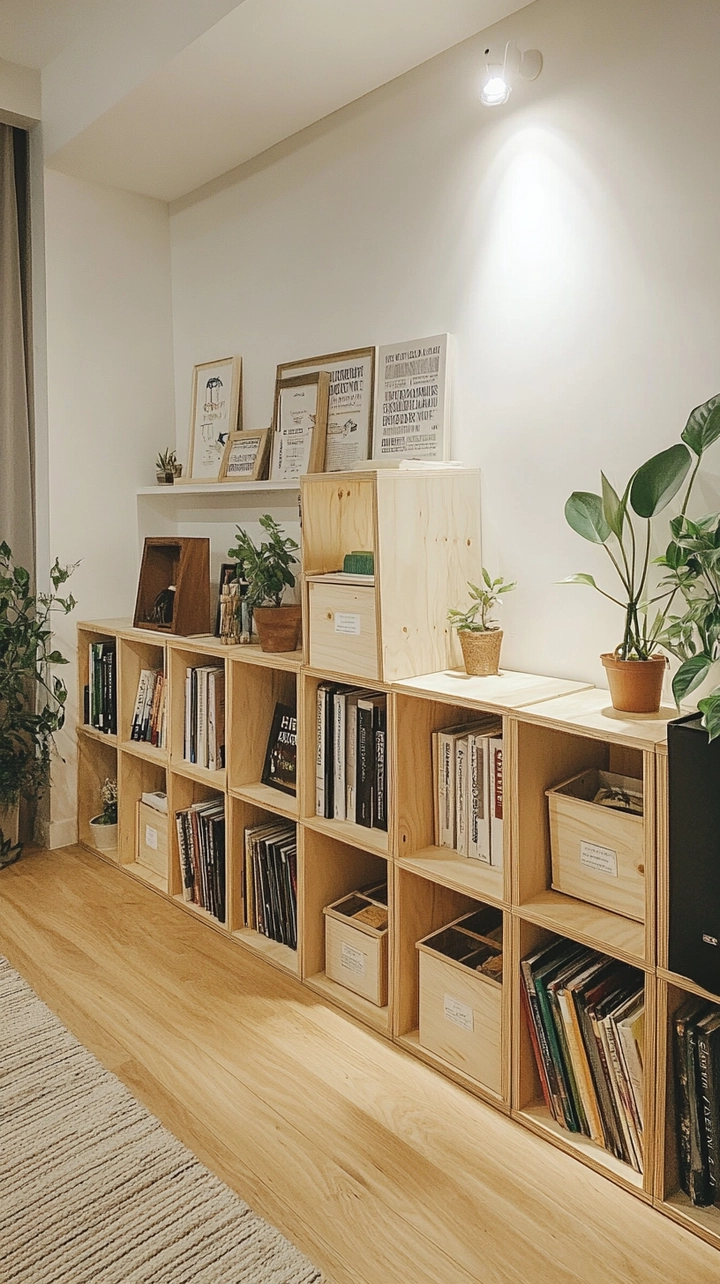 bookshelf ideas for small spaces 70