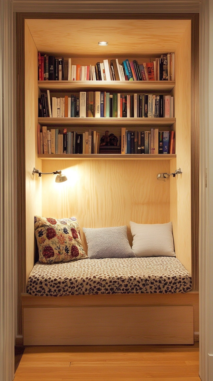 bookshelf ideas for small spaces 75