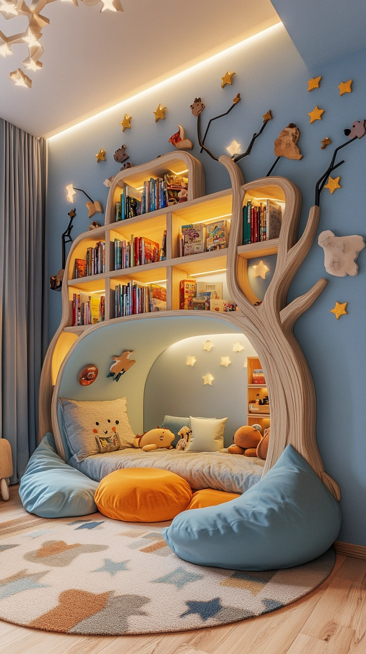 bookshelf ideas kids room 2